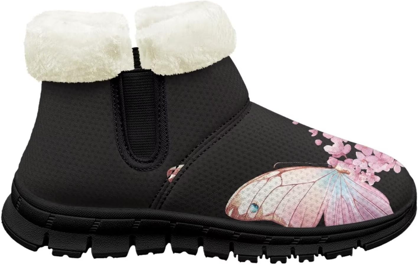 Детские ботинки на щиколотку для девочек, противоскользящие зимние ботинки для бега, с утепленной подкладкой, на мягкой подошве Pointodoor, Cherry Blossom Butterfly
Детские ботинки на щиколотку для девочек, противоскользящие зимние ботинки для бега, с утепленной подкладкой, на мягкой подошве Pointodoor, Cherry Blossom Butterfly