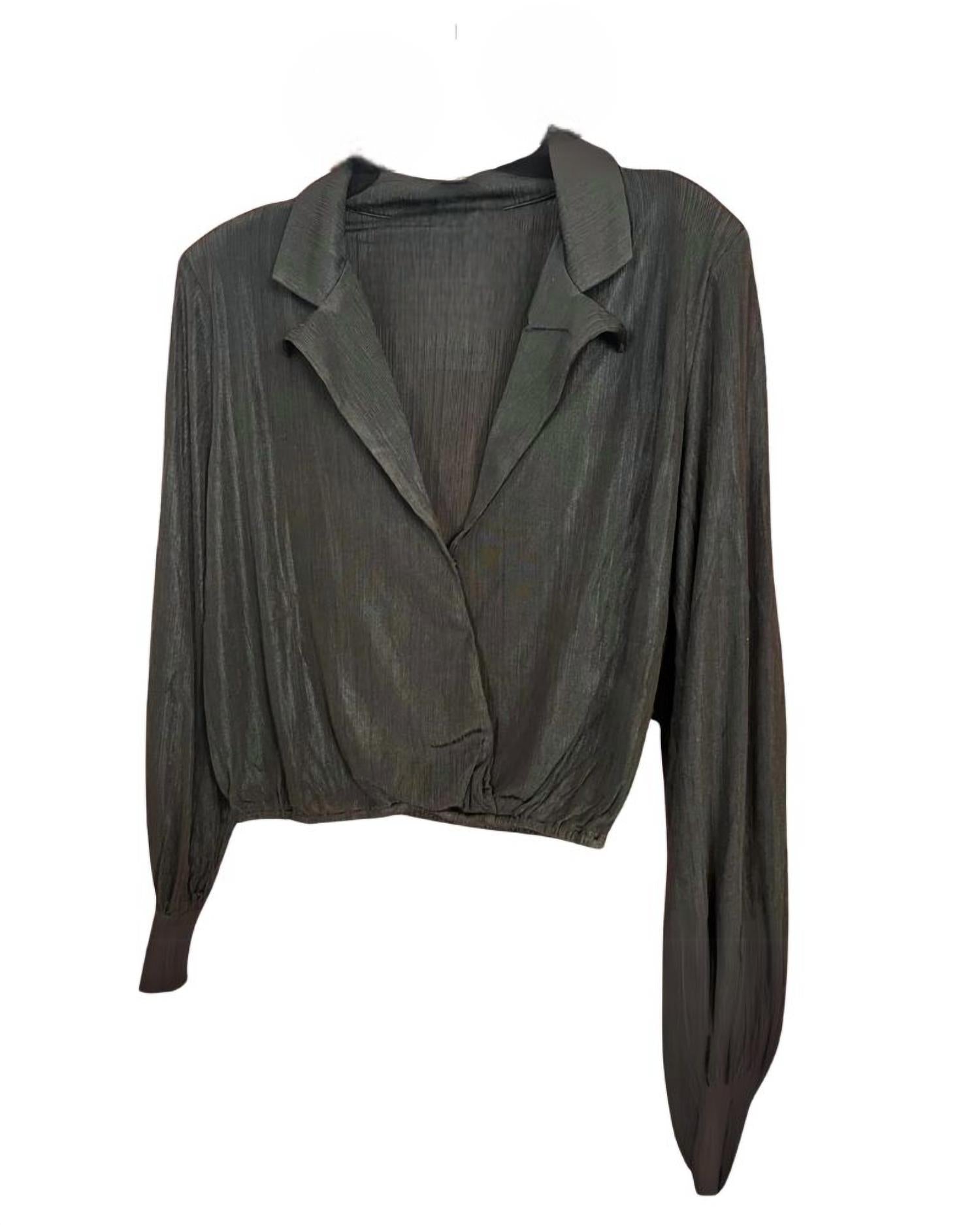 ELAN Рубашка с длинными рукавами в черную полоску
ELAN Рубашка с длинными рукавами в черную полоску