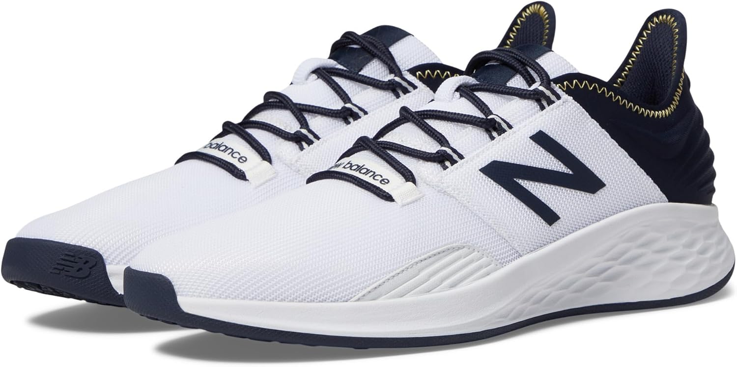 New Balance Mens Fresh Foam Roav Golf, White/Navy
New Balance Mens Fresh Foam Roav Golf, White/Navy
