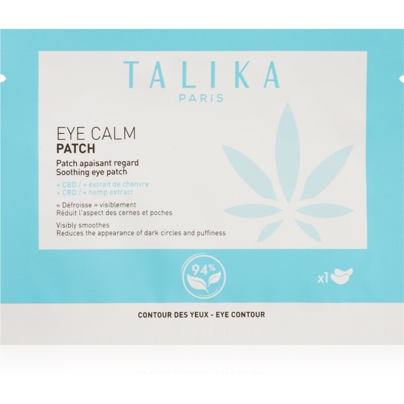 Talika Eye Calm Patch успокаивающая маска для области вокруг глаз 1 шт
Talika Eye Calm Patch успокаивающая маска для области вокруг глаз 1 шт
