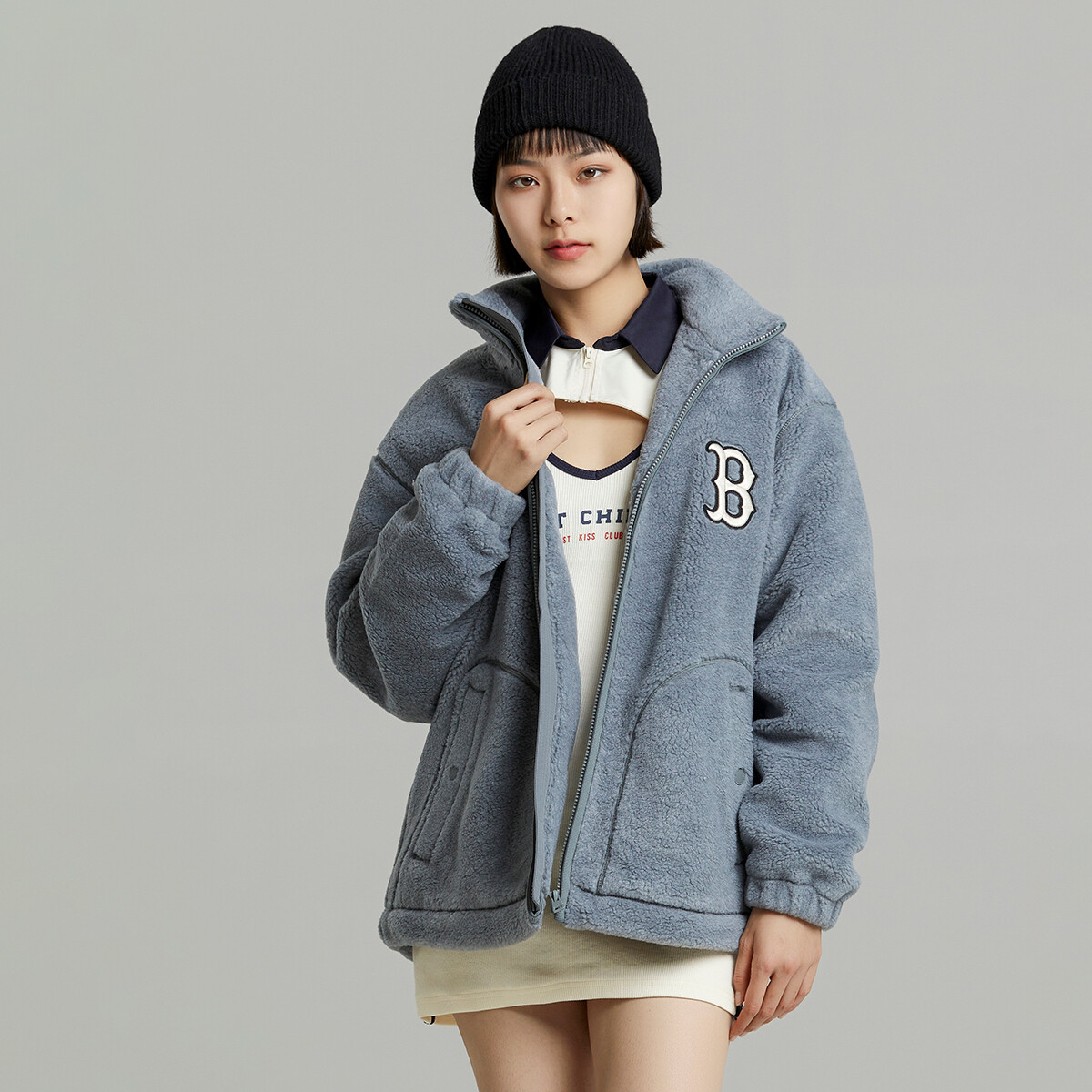 Флисовая куртка унисекс серый Mlb
Флисовая куртка унисекс серый Mlb