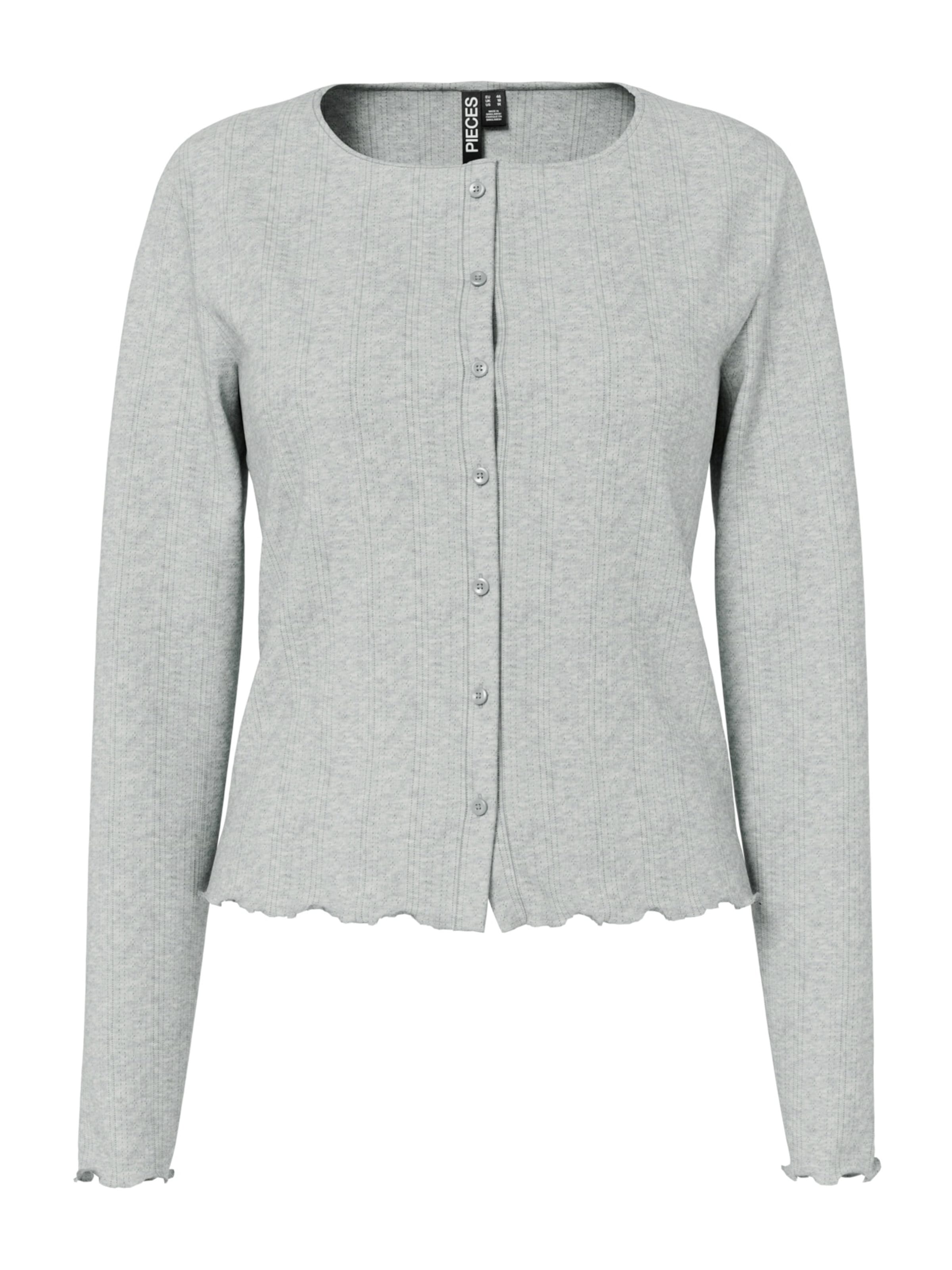 PIECES Вязаный кардиган в сером цвете
PIECES Вязаный кардиган в сером цвете