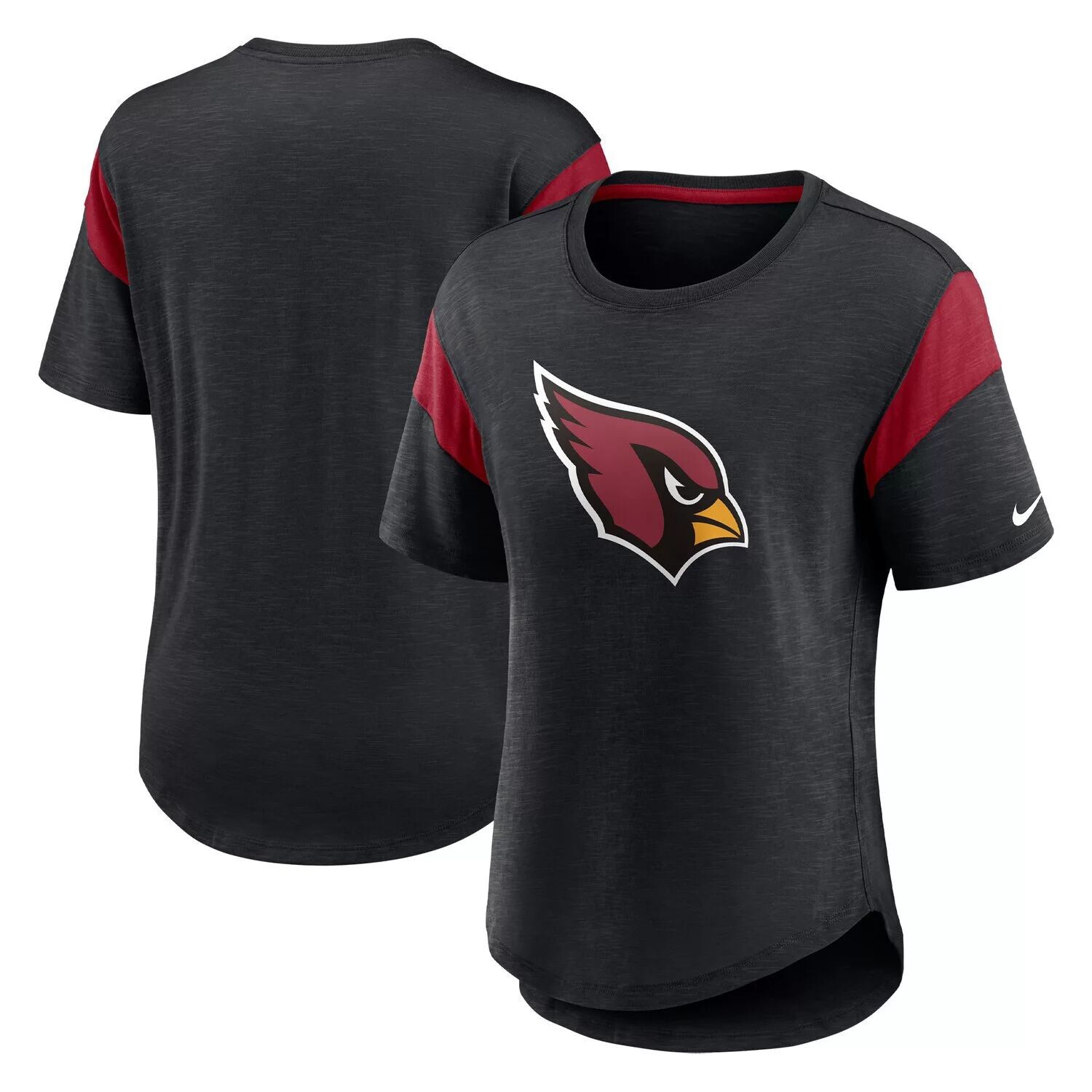 Женская модная футболка с логотипом Nike Heather Black Arizona Cardinals Primary Nike
Женская модная футболка с логотипом Nike Heather Black Arizona Cardinals Primary Nike