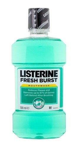 Ополаскиватель для рта Fresh Burst, ополаскиватель для рта, 500 мл Listerine 
Ополаскиватель для рта Fresh Burst, ополаскиватель для рта, 500 мл Listerine
