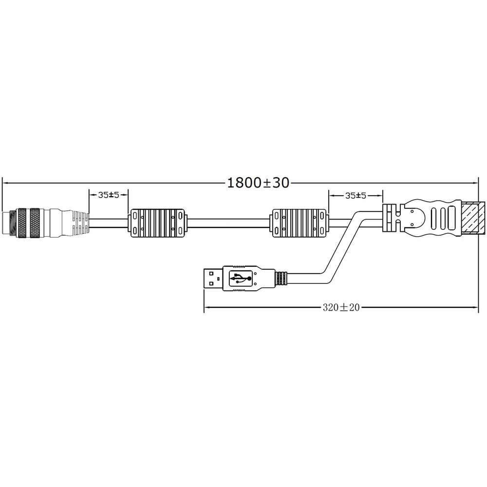 Xenarc M16 Proprietary to HDMI/USB Input Cable CABLE-M16-GNK
Xenarc M16 Proprietary to HDMI/USB Input Cable CABLE-M16-GNK