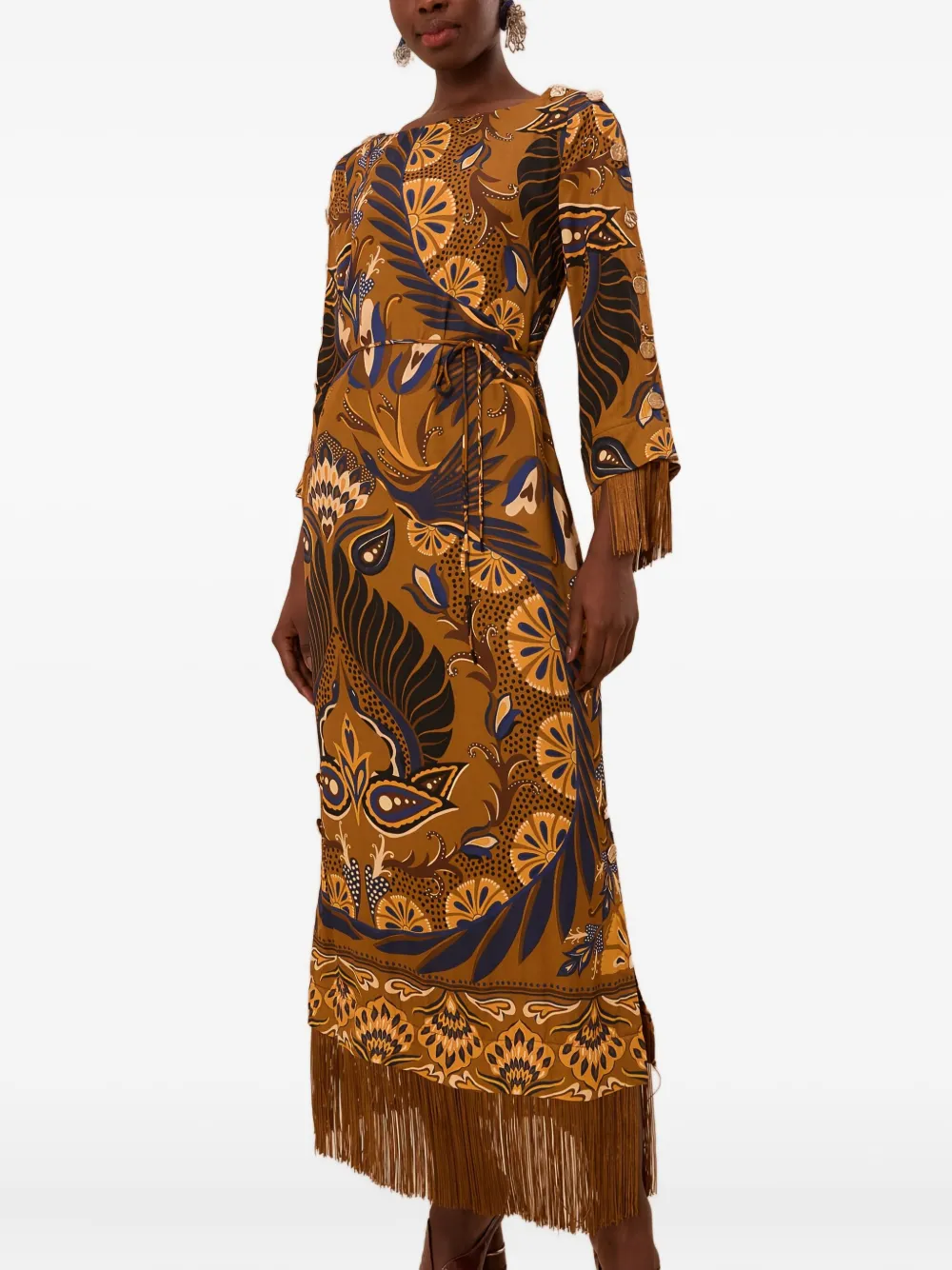 Длинное платье Gold Heart Forest lenzing ecovero FARM Rio, коричневый
Длинное платье Gold Heart Forest lenzing ecovero FARM Rio, коричневый