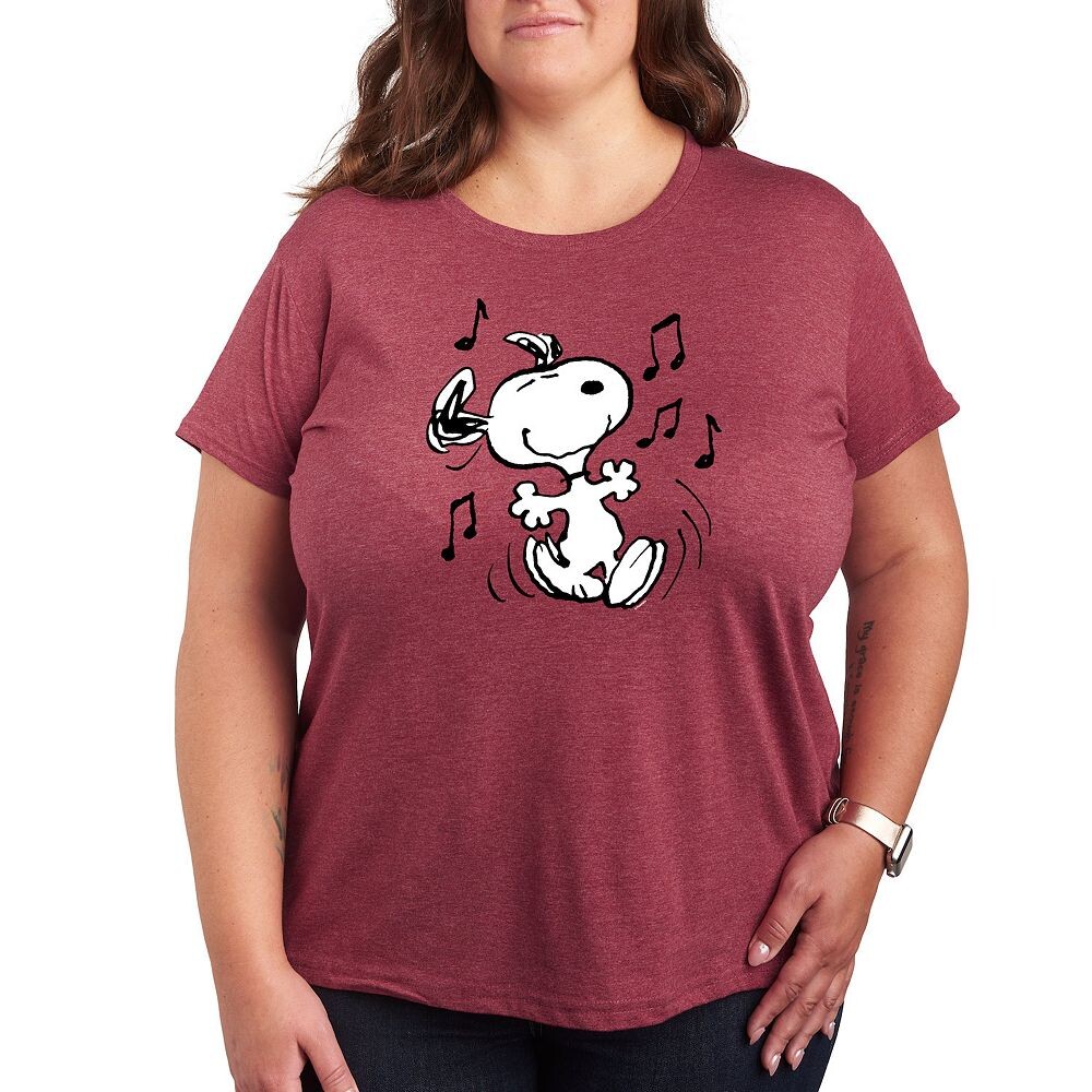 Футболка Plus Peanuts Snoopy Dancing с рисунком Licensed Character, цвет Heather Wine
Футболка Plus Peanuts Snoopy Dancing с рисунком Licensed Character, цвет Heather Wine