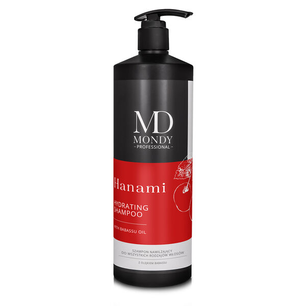Увлажняющий шампунь для всех типов волос, 1000 мл Mondy Hanami 
Увлажняющий шампунь для всех типов волос, 1000 мл Mondy Hanami