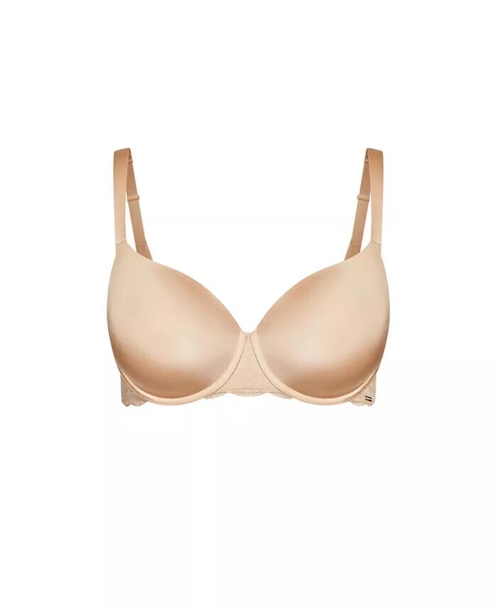 Бюстгальтер-футболка Glam размера Plus CITY CHIC, коричневый/бежевый 
Бюстгальтер-футболка Glam размера Plus CITY CHIC, коричневый/бежевый