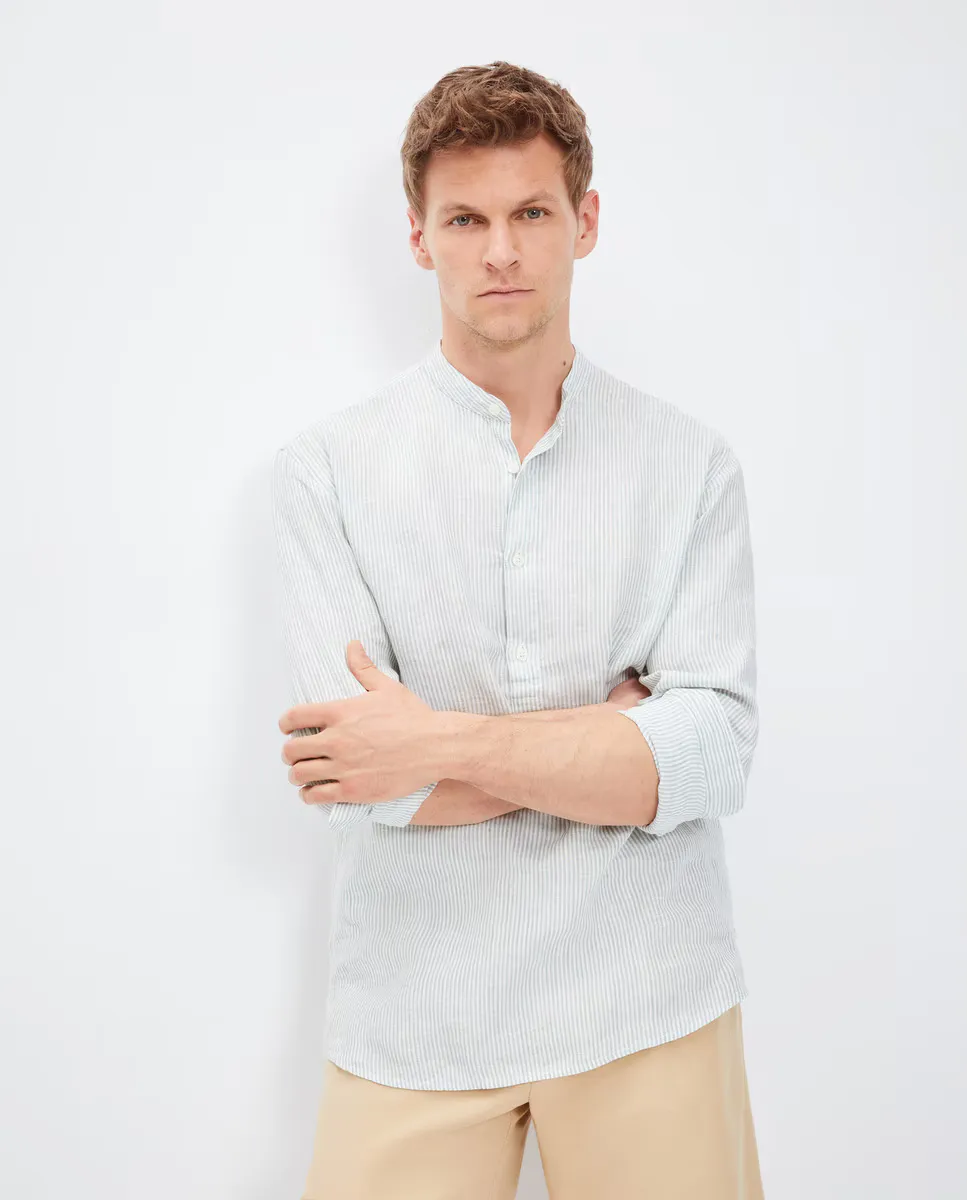 Мужская спортивная рубашка классического кроя из 100% льна Emidio Tucci, зеленый
Мужская спортивная рубашка классического кроя из 100% льна Emidio Tucci, зеленый