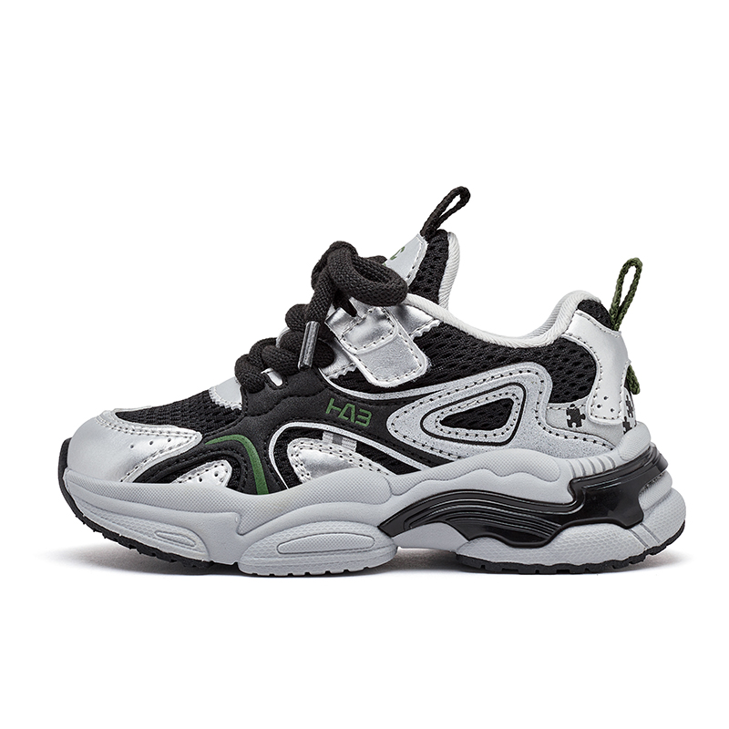 Кроссовки для бега для детей с противоскользящей подошвой и амортизацией Rebound HOBIBEAR, хаки 
Кроссовки для бега для детей с противоскользящей подошвой и амортизацией Rebound HOBIBEAR, хаки