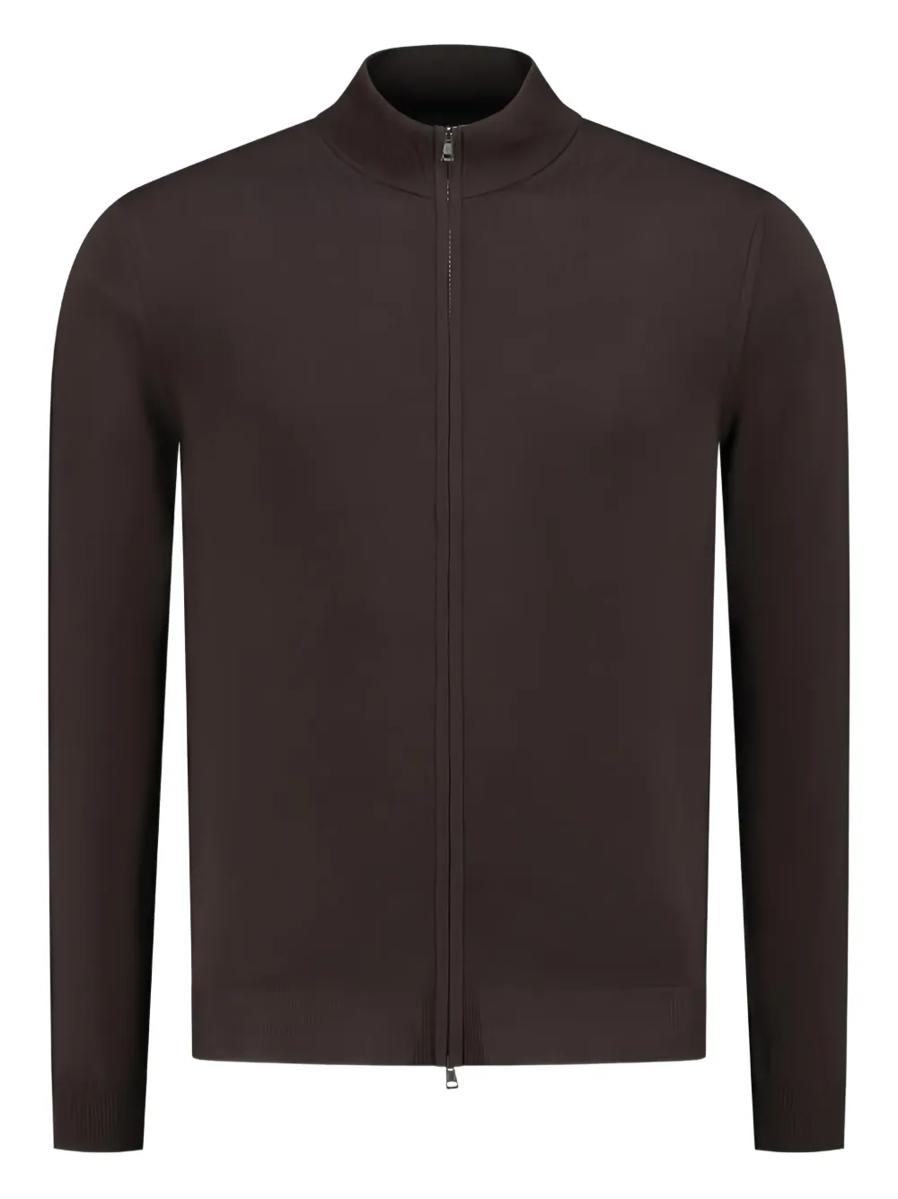 Кардиган на молнии Zanone, коричневый
Кардиган на молнии Zanone, коричневый