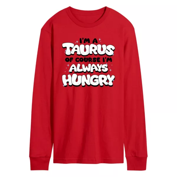 Мужская футболка с длинным рукавом "Я телец, вечно голодный" Licensed Character, красный
Мужская футболка с длинным рукавом "Я телец, вечно голодный" Licensed Character, красный