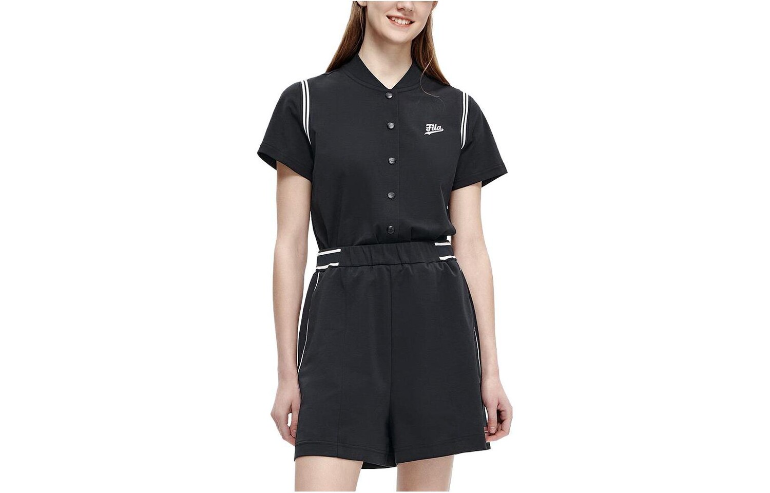 Женский повседневный комплект FILA, цвет Black
Женский повседневный комплект FILA, цвет Black