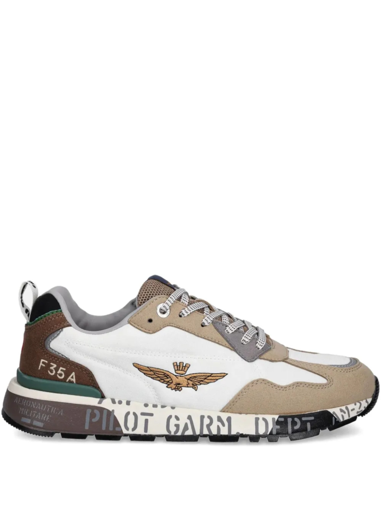 Кроссовки Aeronautica Militare с вышивкой, нейтральный
Кроссовки Aeronautica Militare с вышивкой, нейтральный