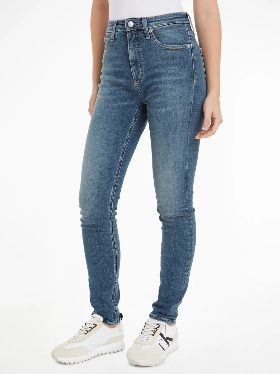 Джинсы скинни Calvin Klein Jeans "HIGH RISE SKINNY", модель с 5 карманами, синий
Джинсы скинни Calvin Klein Jeans "HIGH RISE SKINNY", модель с 5 карманами, синий