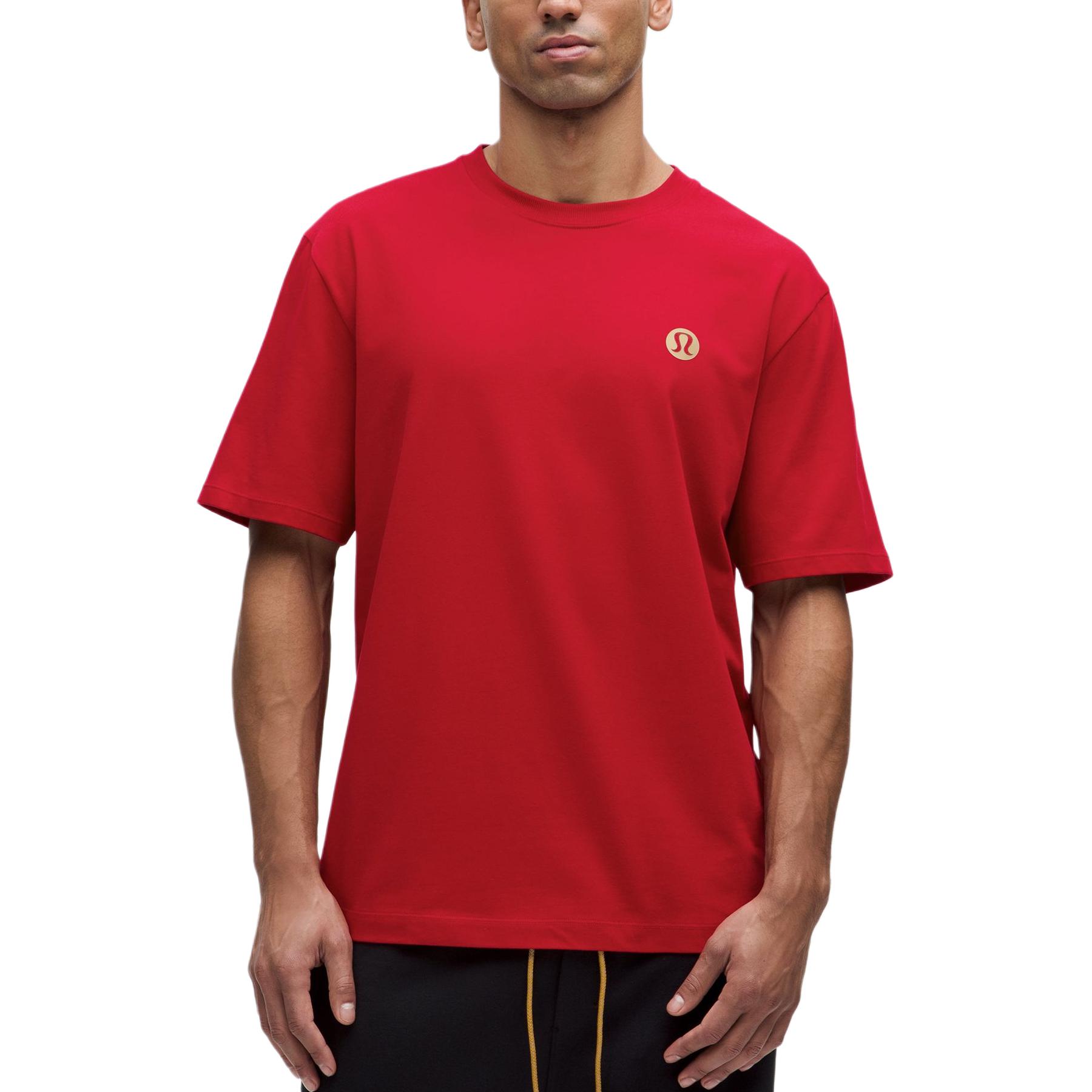 Тяжелая футболка мужская Lululemon, темно-красный
Тяжелая футболка мужская Lululemon, темно-красный