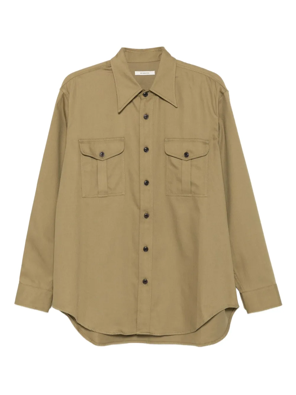 Рубашка на пуговицах Husbands, зеленый
Рубашка на пуговицах Husbands, зеленый