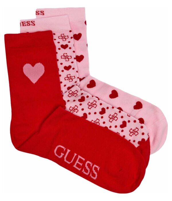 Носки женские Guess Underwear с принтом сердец 3 пары, красно-розовый
Носки женские Guess Underwear с принтом сердец 3 пары, красно-розовый