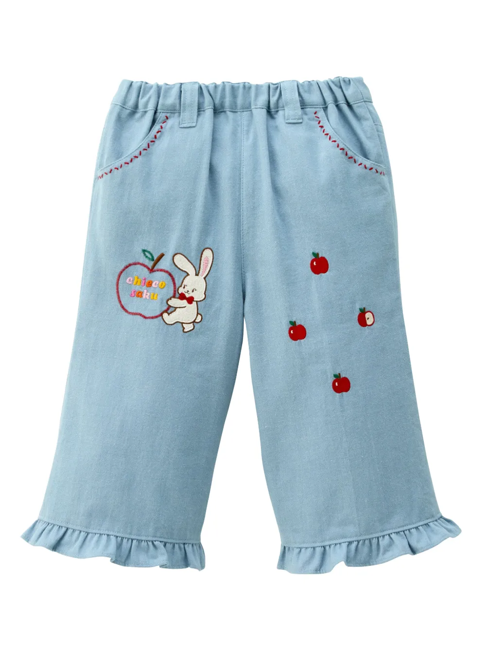 Брюки с вышивкой Miki House, синий
Брюки с вышивкой Miki House, синий