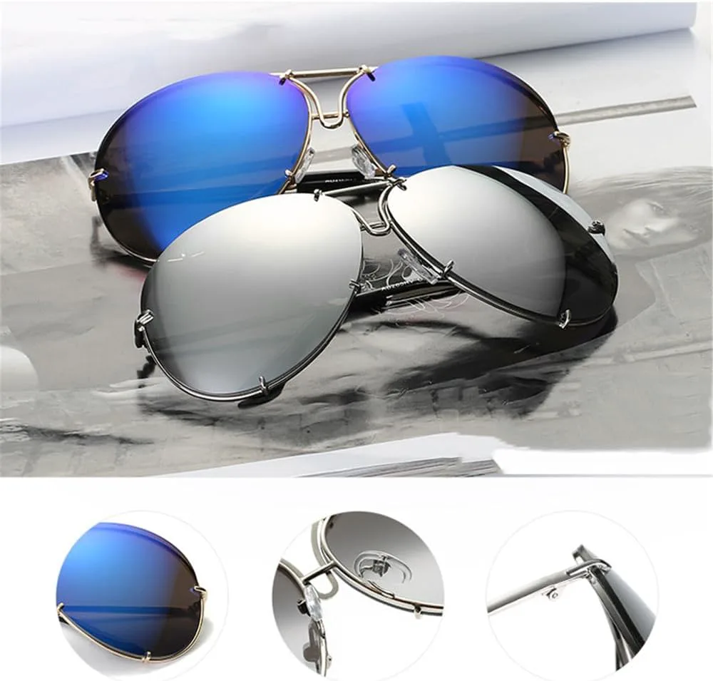 Солнцезащитные очки UV400 с металлическим корпусом большого размера для женщин и мужчин, для бега и занятий спортом на открытом воздухе generic, Gold-green
Солнцезащитные очки UV400 с металлическим корпусом большого размера для женщин и мужчин, для бега и занятий спортом на открытом воздухе generic, Gold-green