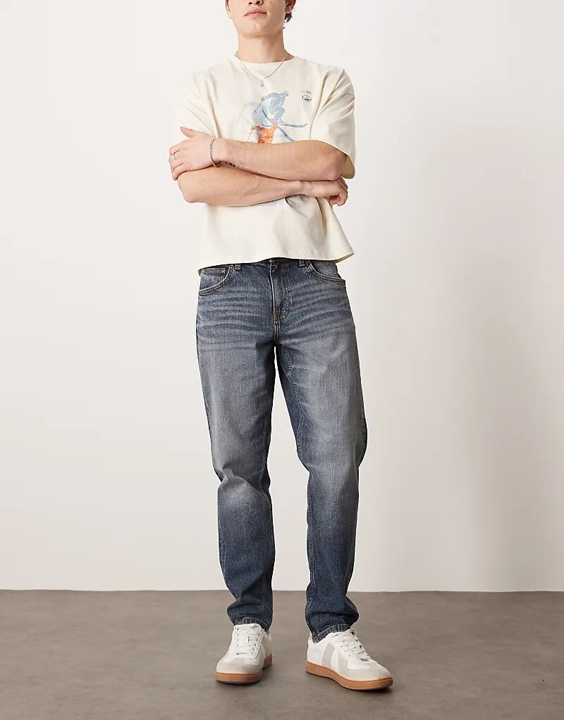 Зауженные джинсы стрейч в средне-синем цвете ASOS DESIGN
Зауженные джинсы стрейч в средне-синем цвете ASOS DESIGN