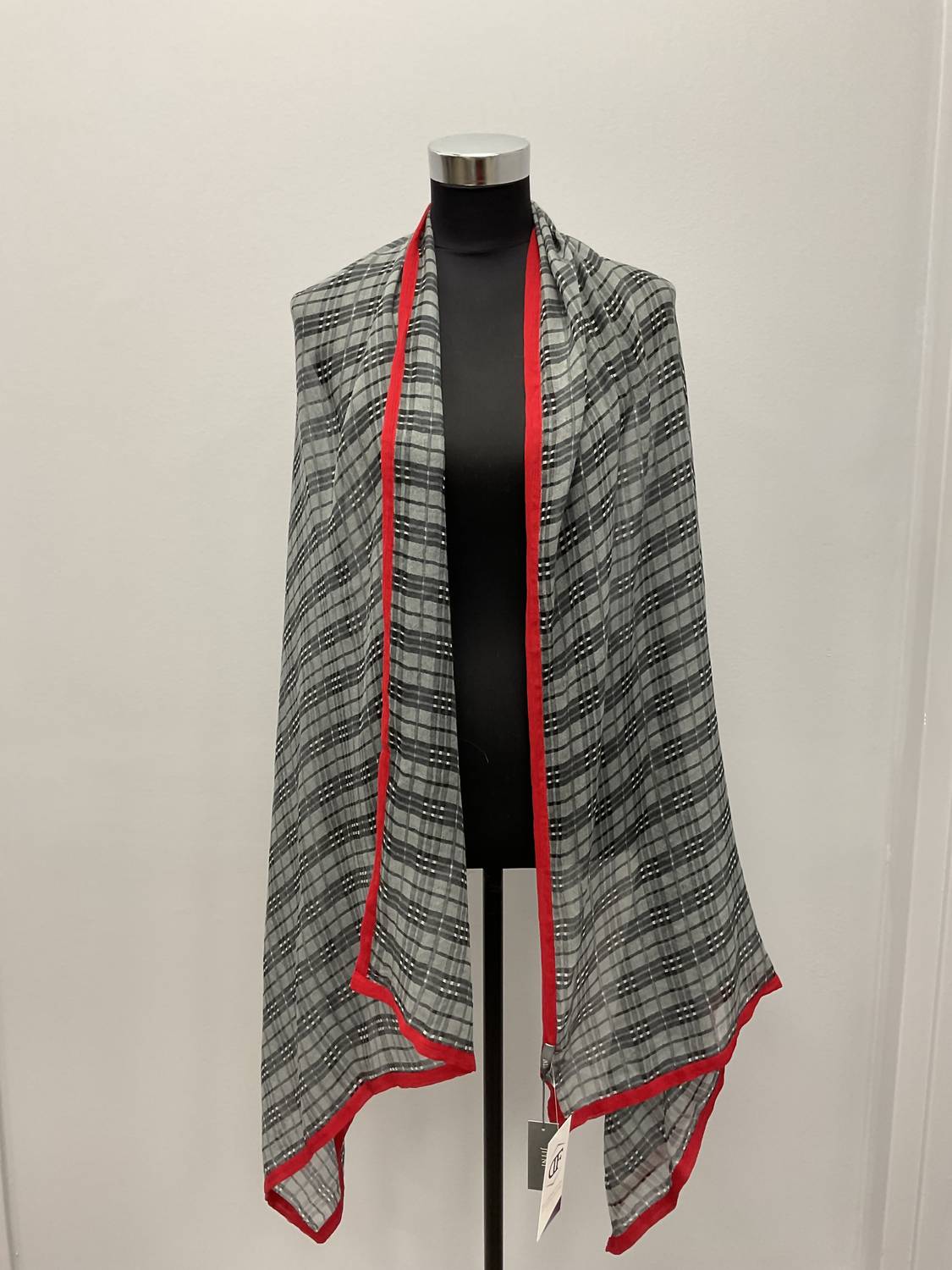 Серый кашемировый шарф Jitni
Серый кашемировый шарф Jitni