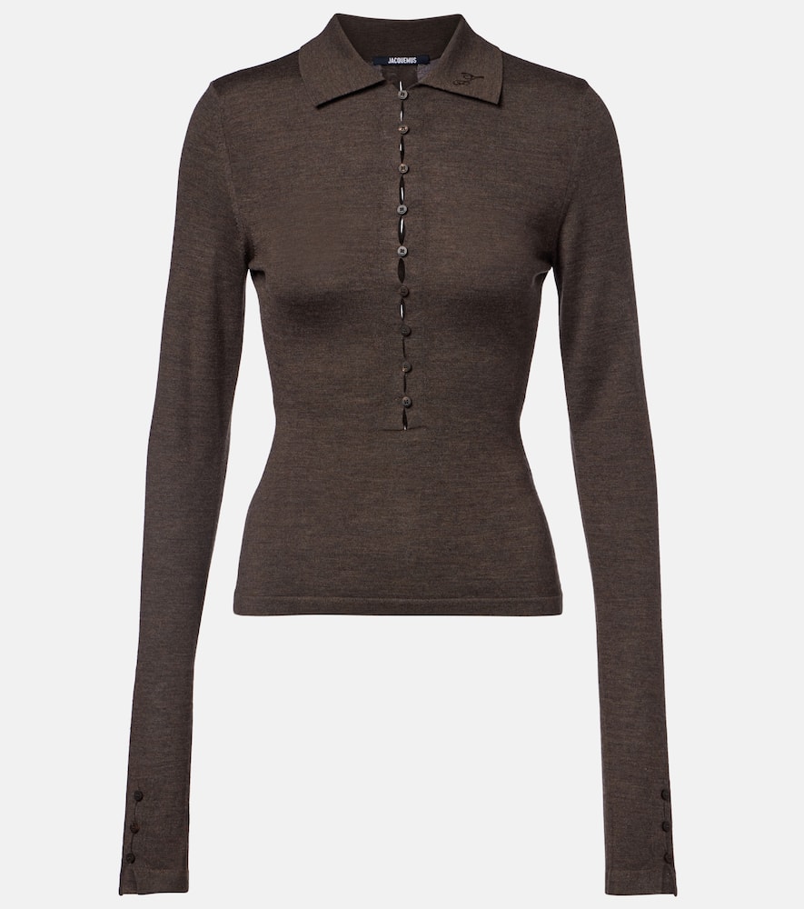Шерстяная поло Jacquemus, Dark Brown
Шерстяная поло Jacquemus, Dark Brown
