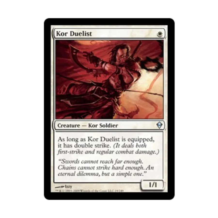 CCG Кор Дуэлянт (U), MTG - Zendikar
CCG Кор Дуэлянт (U), MTG - Zendikar