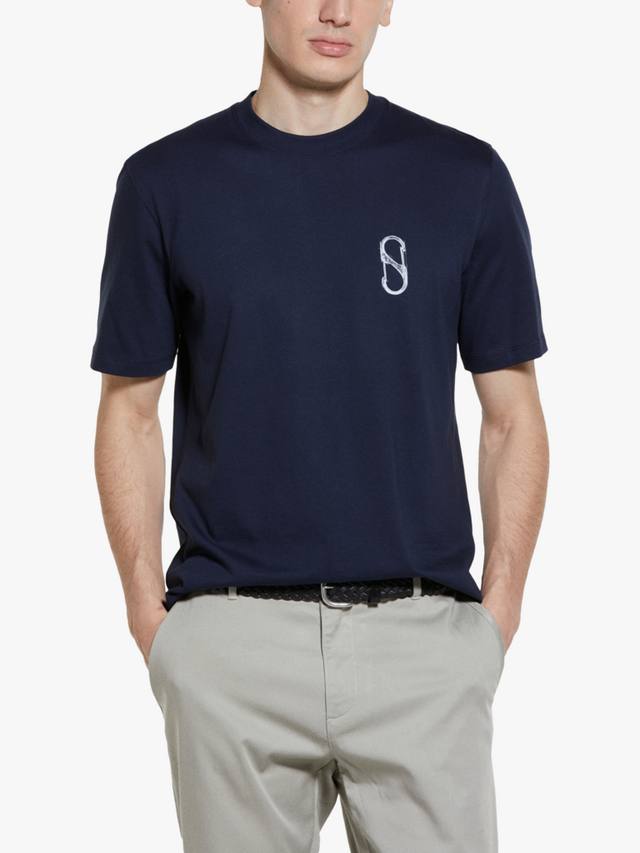 Хлопчатобумажная футболка обычного покроя SISLEY, синий
Хлопчатобумажная футболка обычного покроя SISLEY, синий