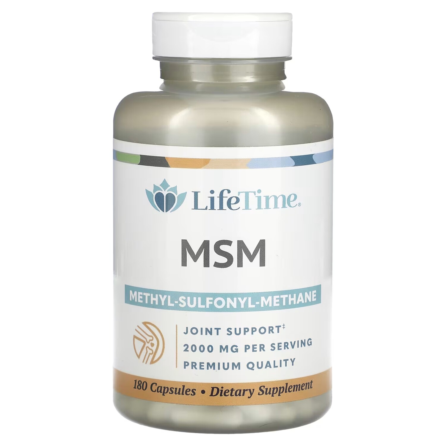 МСМ 2000 мг 180 капсул (1000 мг на капсулу) LifeTime Vitamins 
МСМ 2000 мг 180 капсул (1000 мг на капсулу) LifeTime Vitamins