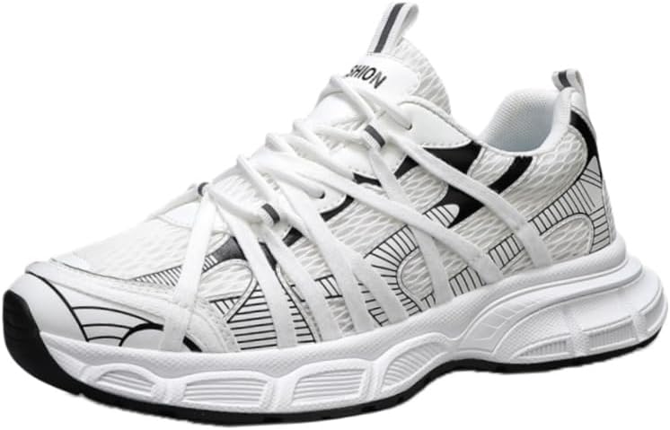 Модные мужские спортивные кроссовки с толстой подошвой для бега на улице, школы, повседневной носки, с противоскользящей подошвой Fusecottc, белый
Модные мужские спортивные кроссовки с толстой подошвой для бега на улице, школы, повседневной носки, с противоскользящей подошвой Fusecottc, белый