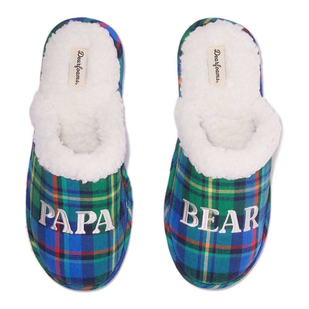Мужские тапочки в клетку Dearfoams Papa Bear, цвет Navy Plaid
Мужские тапочки в клетку Dearfoams Papa Bear, цвет Navy Plaid