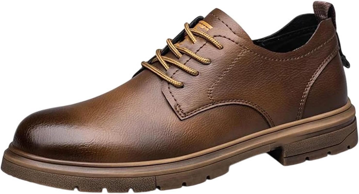 Мужские ручной работы кожаные туфли, классический стиль среднесезонные, мягкая подошва, дышащие, удобные, на шнуровке, для бизнеса и повседневного ношения Generic, коричневый
Мужские ручной работы кожаные туфли, классический стиль среднесезонные, мягкая подошва, дышащие, удобные, на шнуровке, для бизнеса и повседневного ношения Generic, коричневый