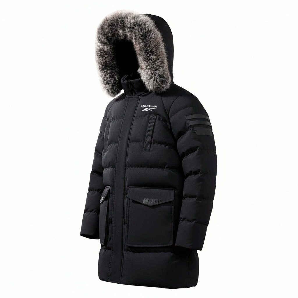 Пуховик Unisex с капюшоном утепленный Reebok, черный
Пуховик Unisex с капюшоном утепленный Reebok, черный