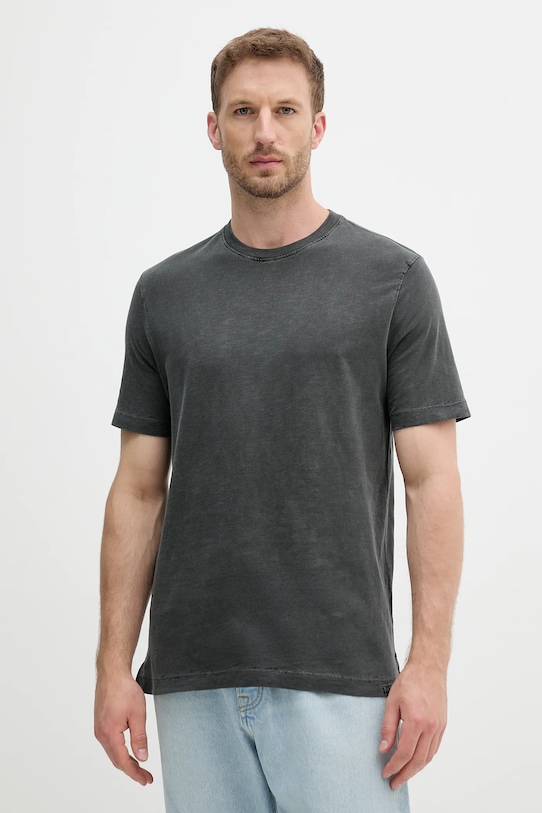 Хлопковая футболка United Colors Of Benetton, серый 
Хлопковая футболка United Colors Of Benetton, серый