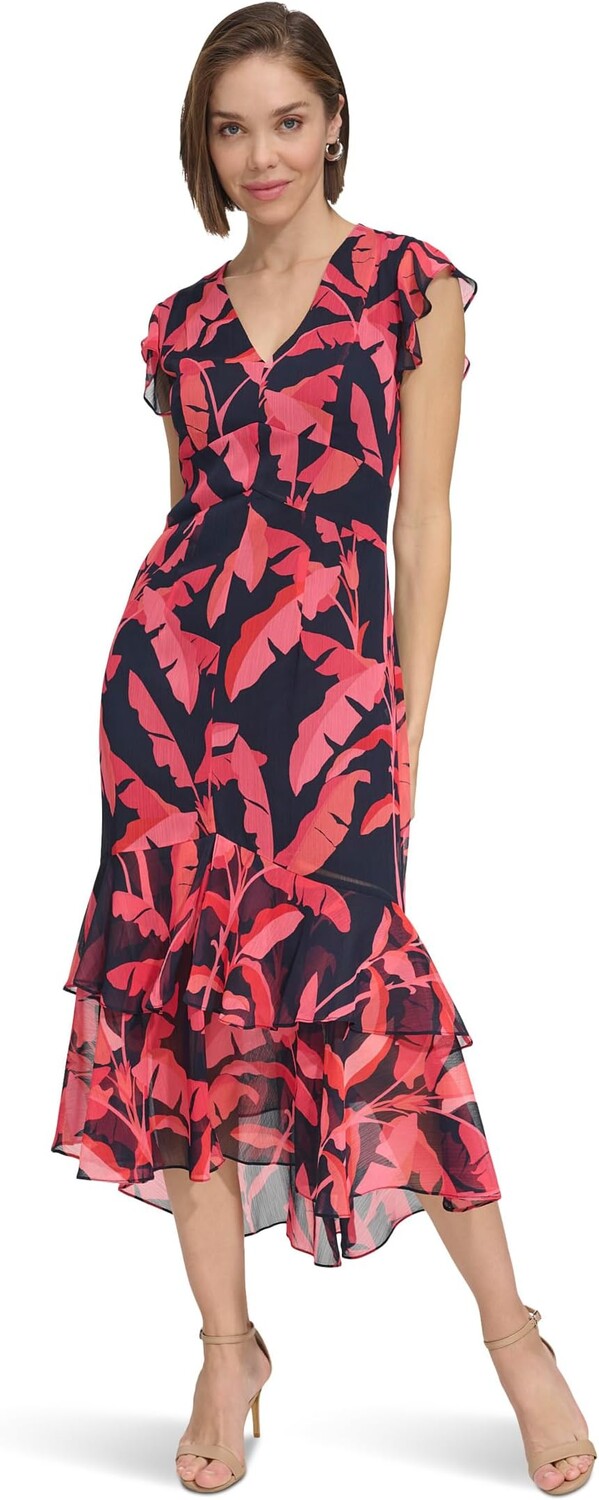 Платье Tommy Hilfiger High-Low Flutter Dress, цвет Sky Captain/Paradise Pink
Платье Tommy Hilfiger High-Low Flutter Dress, цвет Sky Captain/Paradise Pink