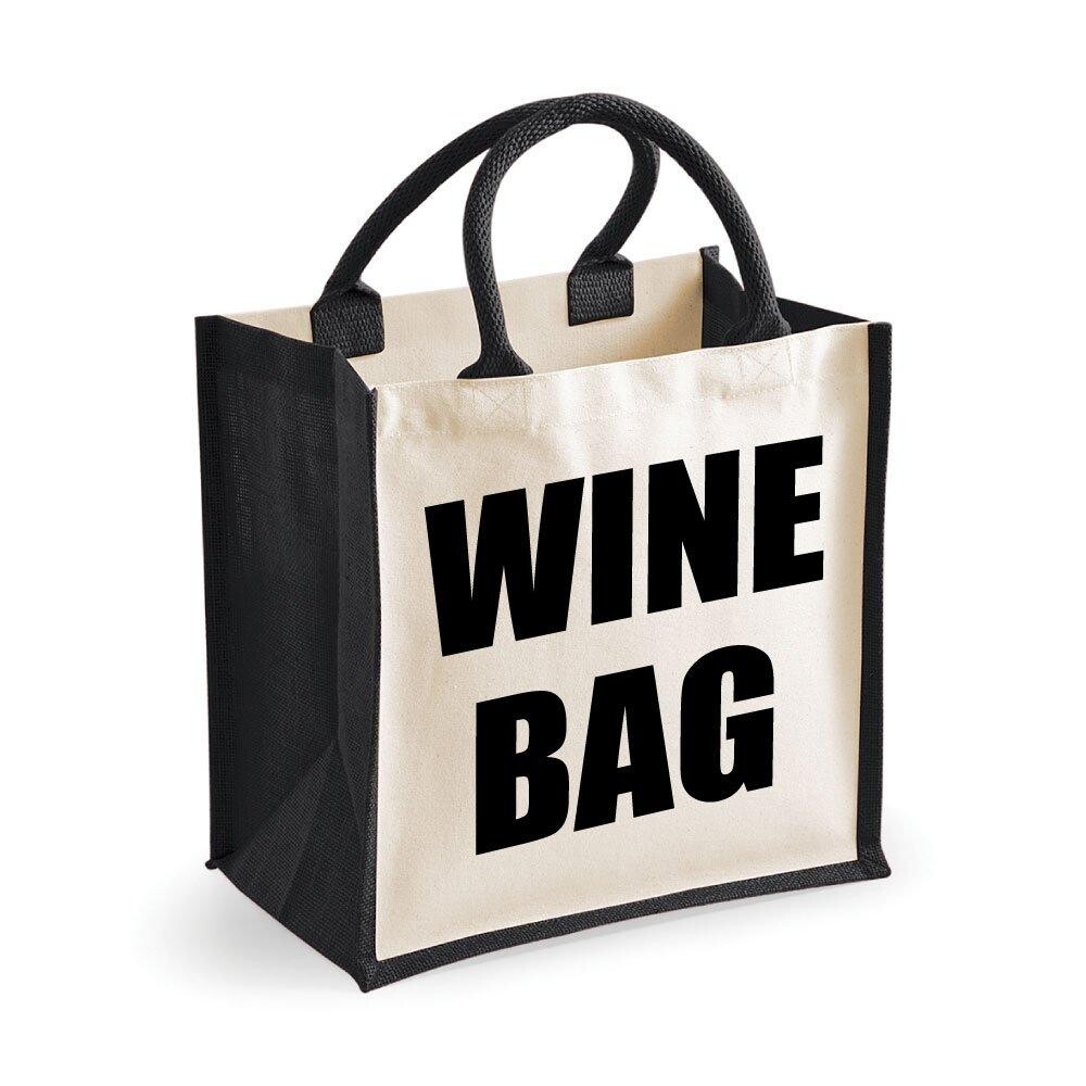 Средняя джутовая сумка Сумка для вина Черная сумка 60 SECOND MAKEOVER, черный
Средняя джутовая сумка Сумка для вина Черная сумка 60 SECOND MAKEOVER, черный