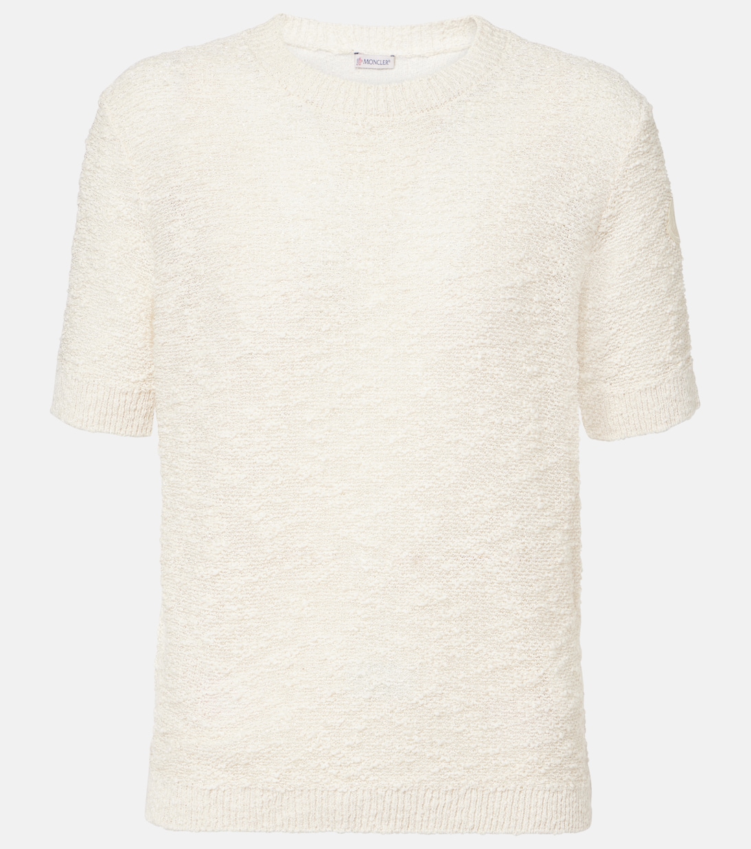 Свитер из хлопковой смеси Moncler, кремовый
Свитер из хлопковой смеси Moncler, кремовый