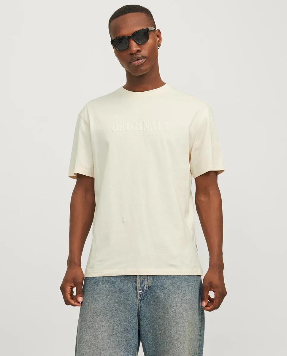 Мужская однотонная футболка с короткими рукавами и круглым вырезом Jack & Jones, белый
Мужская однотонная футболка с короткими рукавами и круглым вырезом Jack & Jones, белый