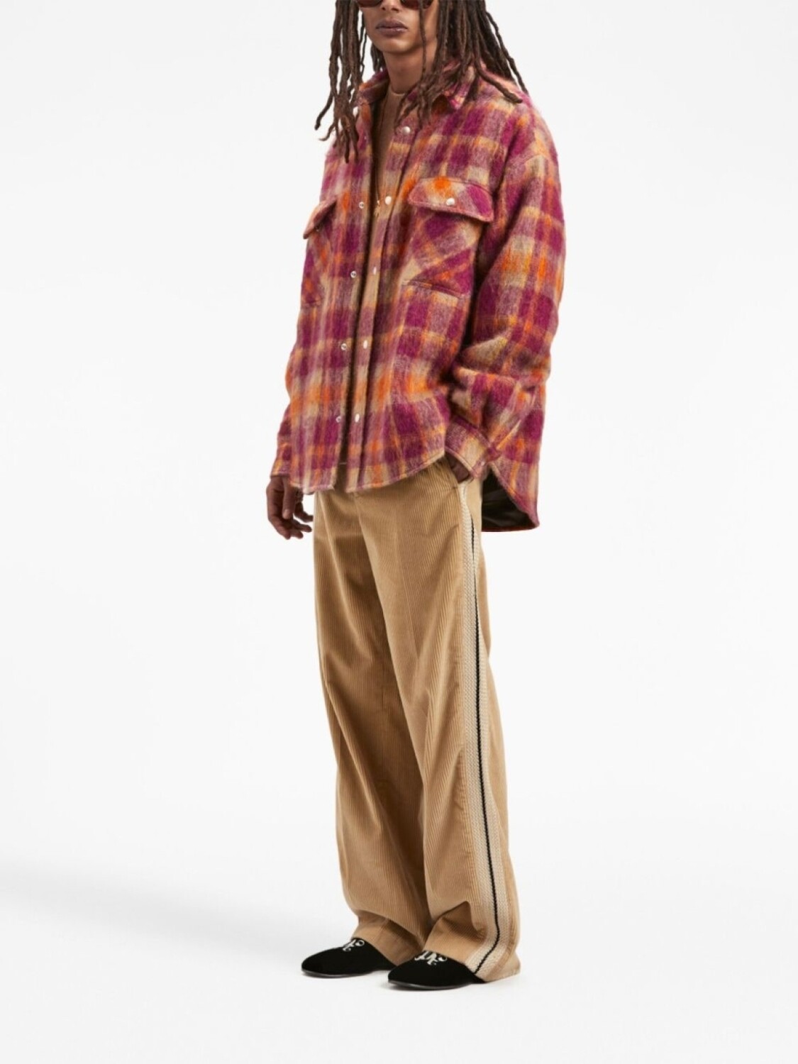 Palm Angels куртка-рубашка в клетку, розовый
Palm Angels куртка-рубашка в клетку, розовый