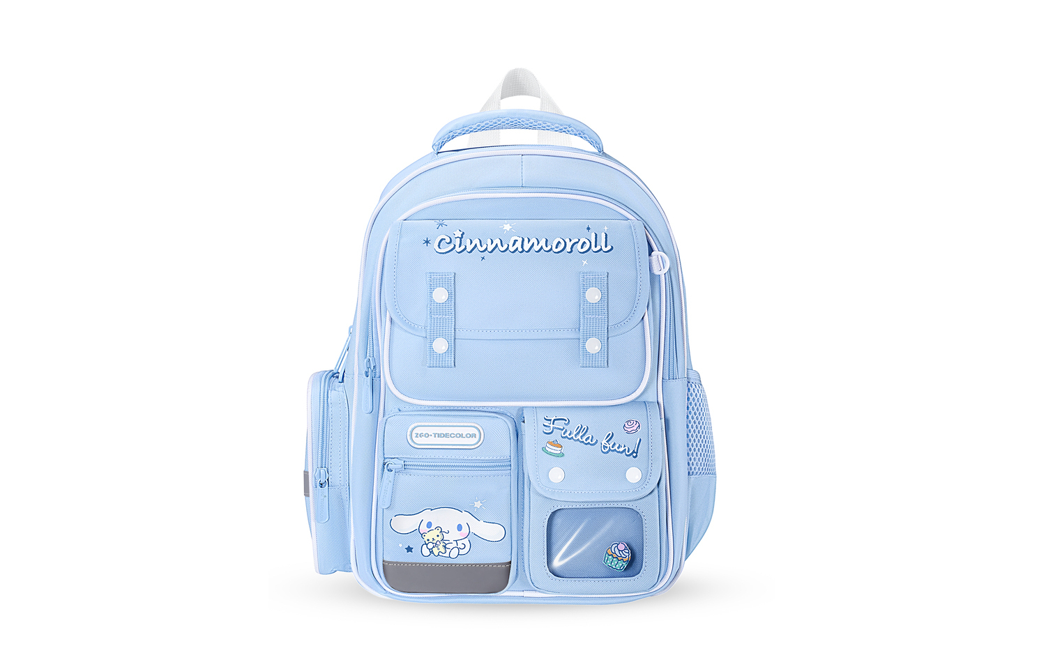 Sanrio Большой женский рюкзак из полиэстера разноцветный, Cinnamon Dog - Blue Small Edition
Sanrio Большой женский рюкзак из полиэстера разноцветный, Cinnamon Dog - Blue Small Edition