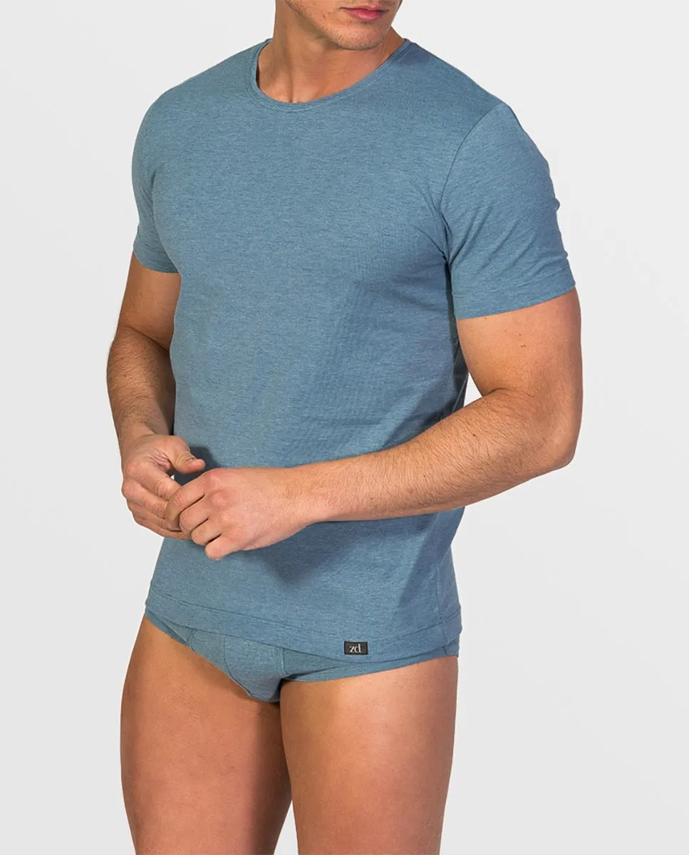 Мужская майка из соевой пряжи с короткими рукавами и круглым вырезом ZD, синий
Мужская майка из соевой пряжи с короткими рукавами и круглым вырезом ZD, синий