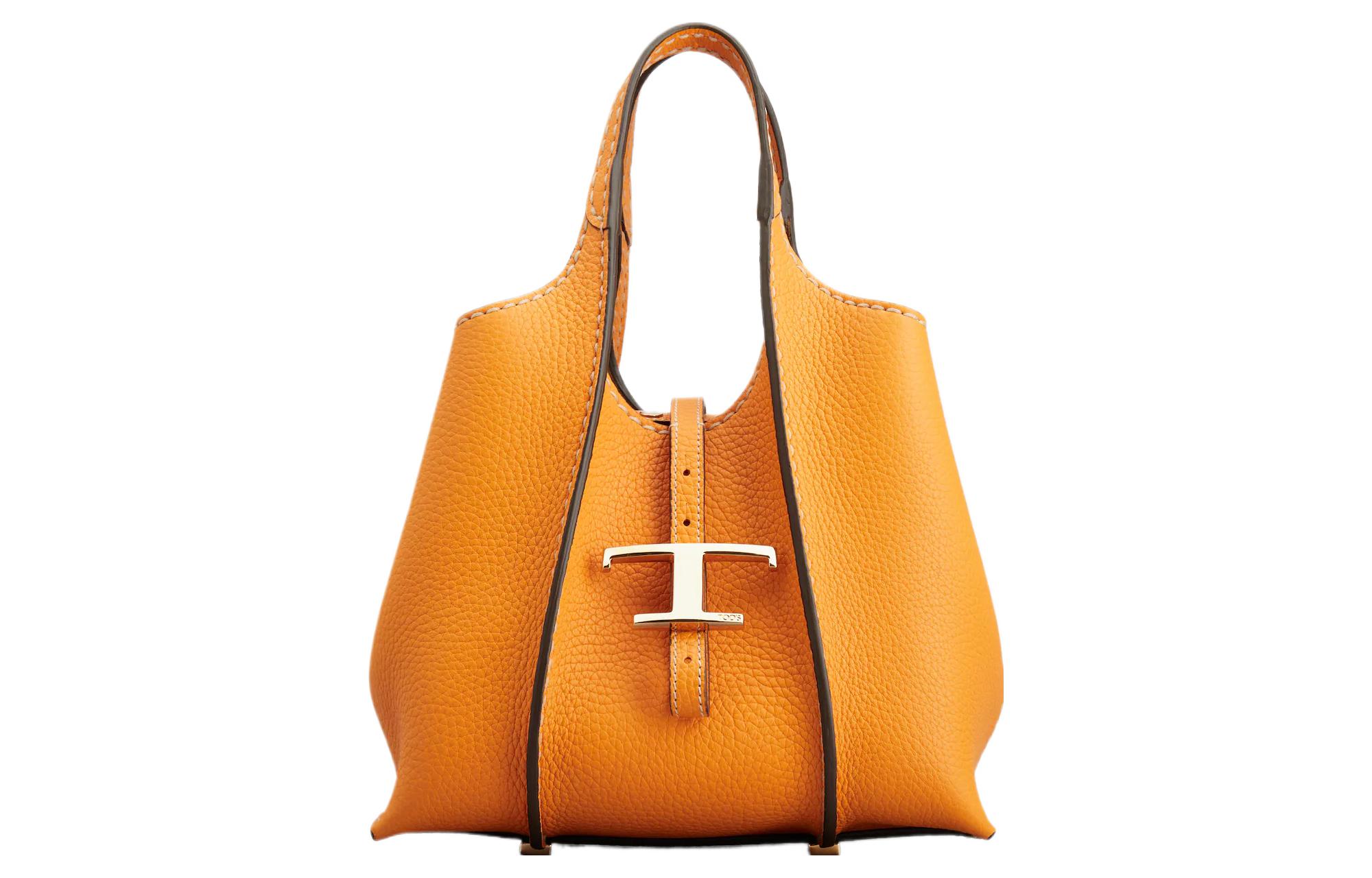 TOD'S Миниатюрная женская сумка-шоппер из телячьей кожи оранжевого цвета
TOD'S Миниатюрная женская сумка-шоппер из телячьей кожи оранжевого цвета