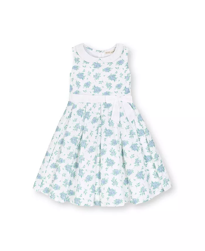 Детское платье для девочек из льна с воротником Питер Пэн, без рукавов и поясом-лентой Hope & Henry, синий
Детское платье для девочек из льна с воротником Питер Пэн, без рукавов и поясом-лентой Hope & Henry, синий