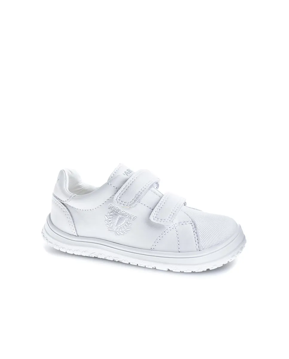 Низкие кроссовки для мальчиков в стиле кожаного шлема с двойной застежкой-липучкой Pablosky, белый
Низкие кроссовки для мальчиков в стиле кожаного шлема с двойной застежкой-липучкой Pablosky, белый