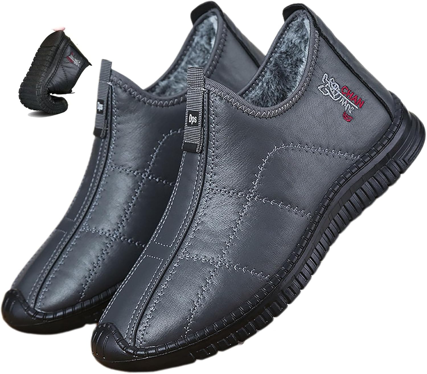 Мужские зимние термо-кроссовки на скольжении, водонепроницаемые теплые кожаные ортопедические мягкие легкие ботинки для ходьбы по снегу Zplmide, серый
Мужские зимние термо-кроссовки на скольжении, водонепроницаемые теплые кожаные ортопедические мягкие легкие ботинки для ходьбы по снегу Zplmide, серый