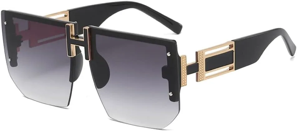 Женские солнцезащитные очки без оправы, градиентные, увеличенного размера, в винтажном стиле, защита от УФ-излучения UV400, серые, один размер XLUMIO, Grey
Женские солнцезащитные очки без оправы, градиентные, увеличенного размера, в винтажном стиле, защита от УФ-излучения UV400, серые, один размер XLUMIO, Grey