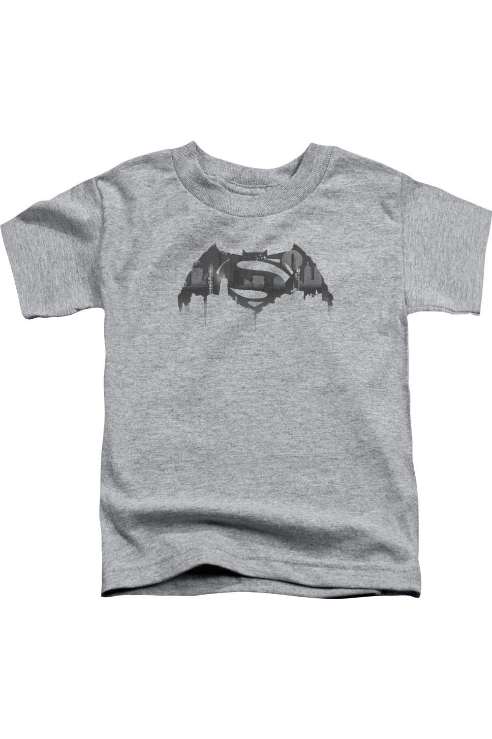 Детская футболка с коротким рукавом и логотипом «Бэтмен против Супермена: Городской пейзаж» Gildan, athletic heather
Детская футболка с коротким рукавом и логотипом «Бэтмен против Супермена: Городской пейзаж» Gildan, athletic heather