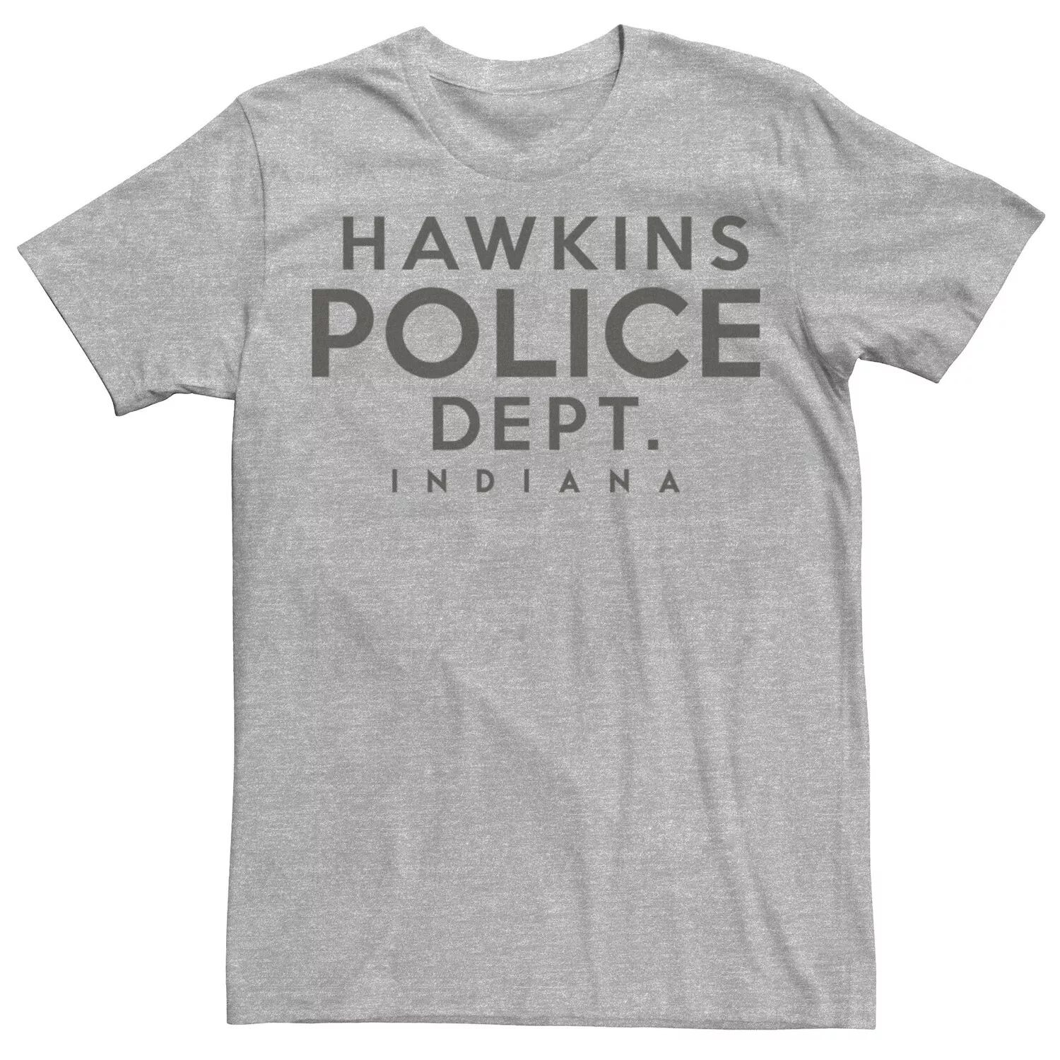 Мужская футболка Netflix Stranger Things Hawkins Police Dept. Indiana Licensed Character
Мужская футболка Netflix Stranger Things Hawkins Police Dept. Indiana Licensed Character